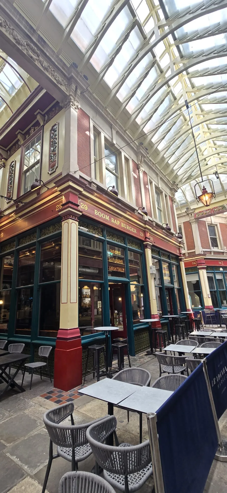 Leadenhall market restoration interior